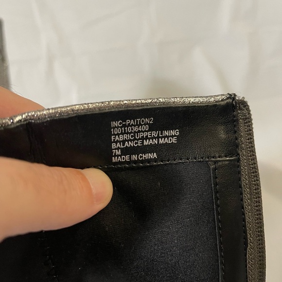 Inc international concepts women’s pewter crystal boots size 7 - Picture 4 of 10